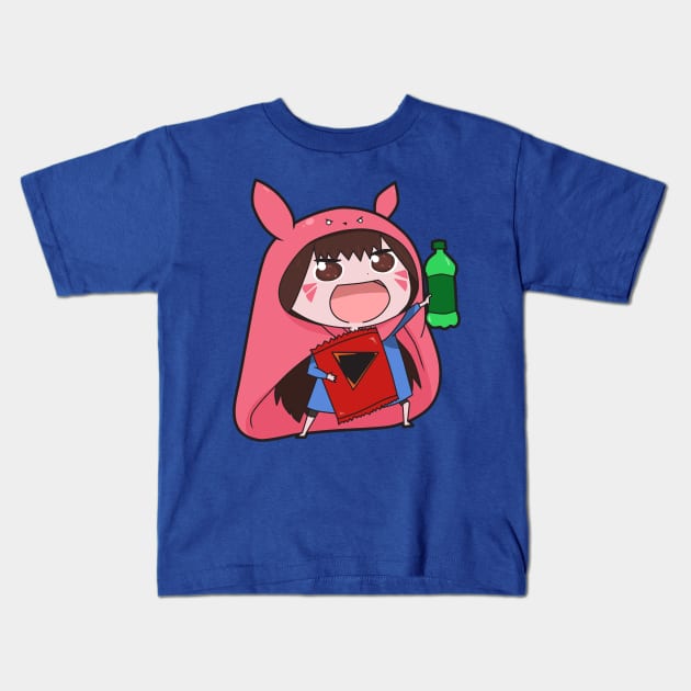 D.Va-chan Kids T-Shirt by jRoKk17